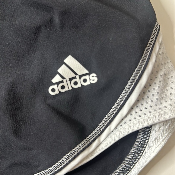 Adidas black and white running shorts - Picture 3 of 4